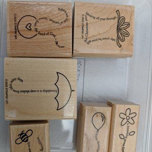 Stampin' Up The Fine Print Retired